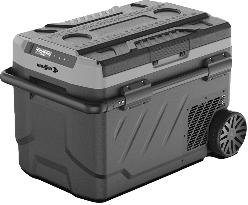 Kompressorkjøleboks Polarys Freeze DZW50 49 l to soner -20 °C forfra