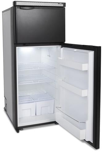 Kompressorkjøleskap AR180L 12V 178L med frysefach bakside