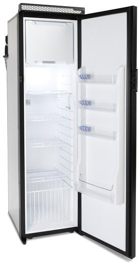 Bakside av Kompressorkjøleskap CV140L 12V 136L smal design for varebil Carbest
