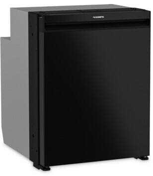 Kompressorkjøleskap NRX 80E 75L 12/24V svart forfra