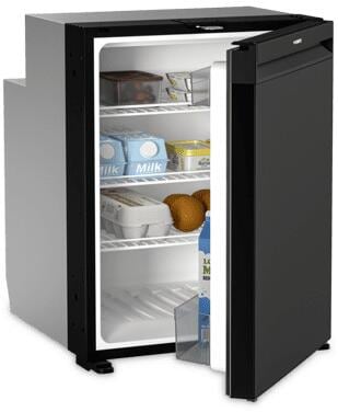 Bakside av Kompressorkjøleskap NRX 80E 75L 12/24V svart