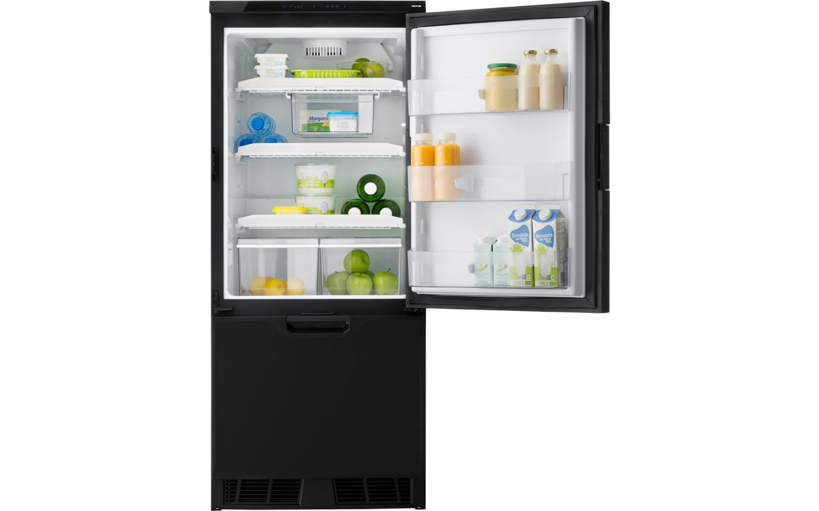 Kompressorkjøleskap T2175 174 liter 12V 230V Thetford bakside