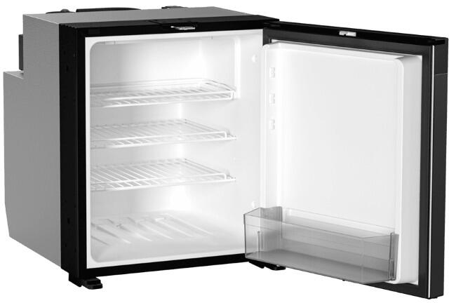 Detalj av kompressorkjøleskap NRX 60E 55L 12/24V svart