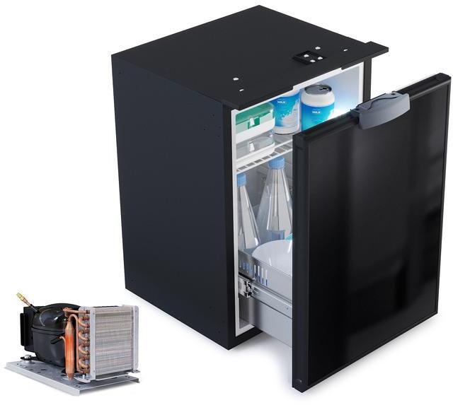 Kompressorkjøleskuff C-serie for bobil og campingvogn Vitrifrigo bakside