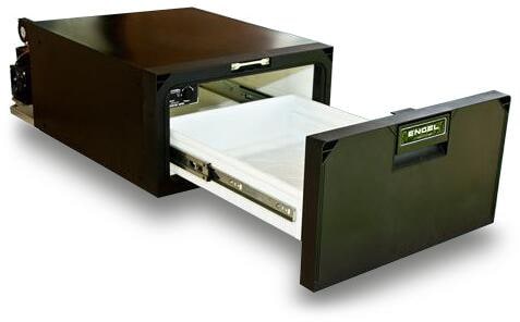 Kompressorkjøleskuff SB30F-N-W 30L 12/24V svart bakside