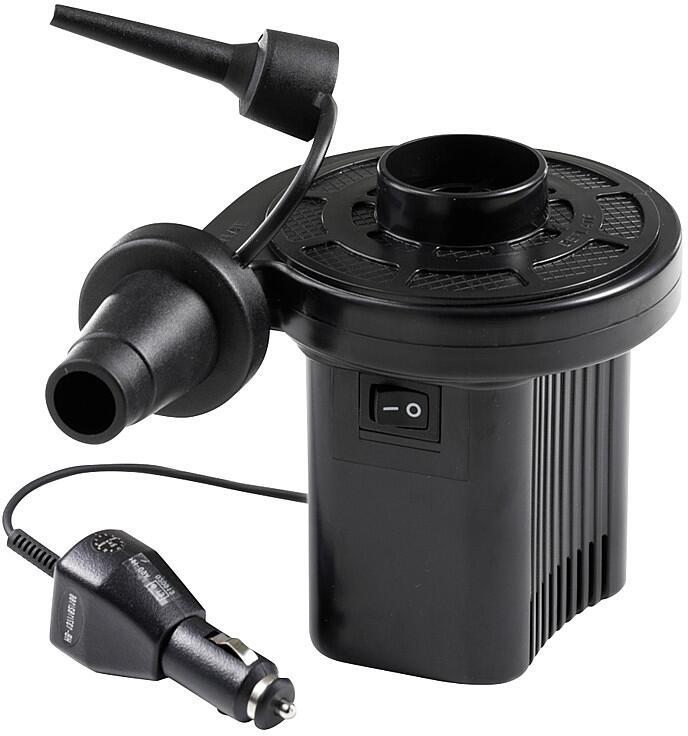 Kompressorpumpe elektrisk 12V, 100W, 3 m kabel - HappyPeople for enkel oppblåsning