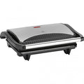 Kontaktgrill med 2 plater 700 W rustfritt stål 22,5x14 cm - Tristar forfra