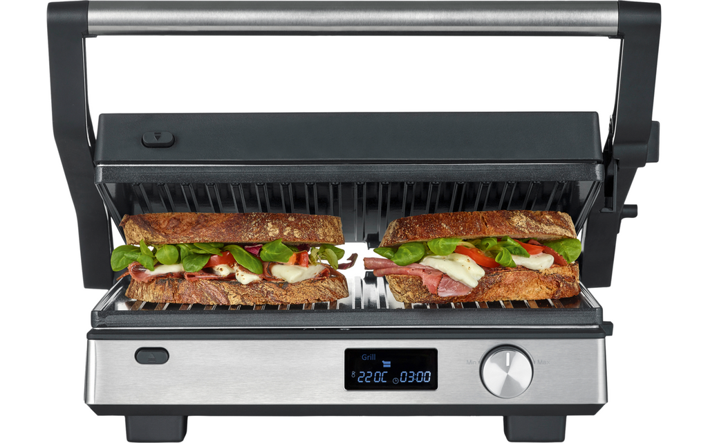 Detalj av keramiske plater på Kontaktgrill KG 2380 Seveni Flex 3-i-1