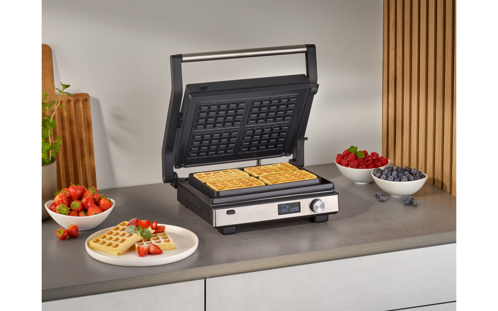 Oversikt av Kontaktgrill KG 2380 Seveni Flex 3-i-1 med alle plater