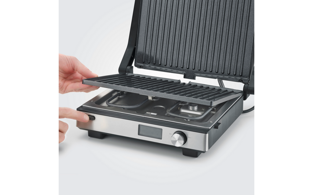 Kontaktgrill KG 2380 Seveni Flex 3-i-1 med vaffelplate