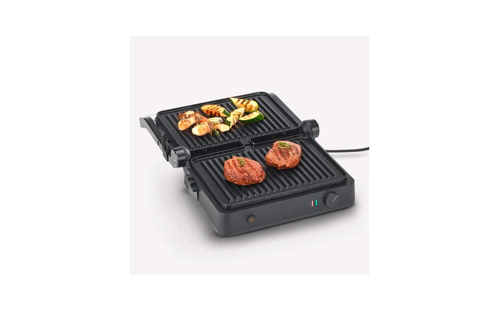 Nærbilde av kontrollpanel på Kontaktgrill KG 2398 Seveni Lite 1800W svart