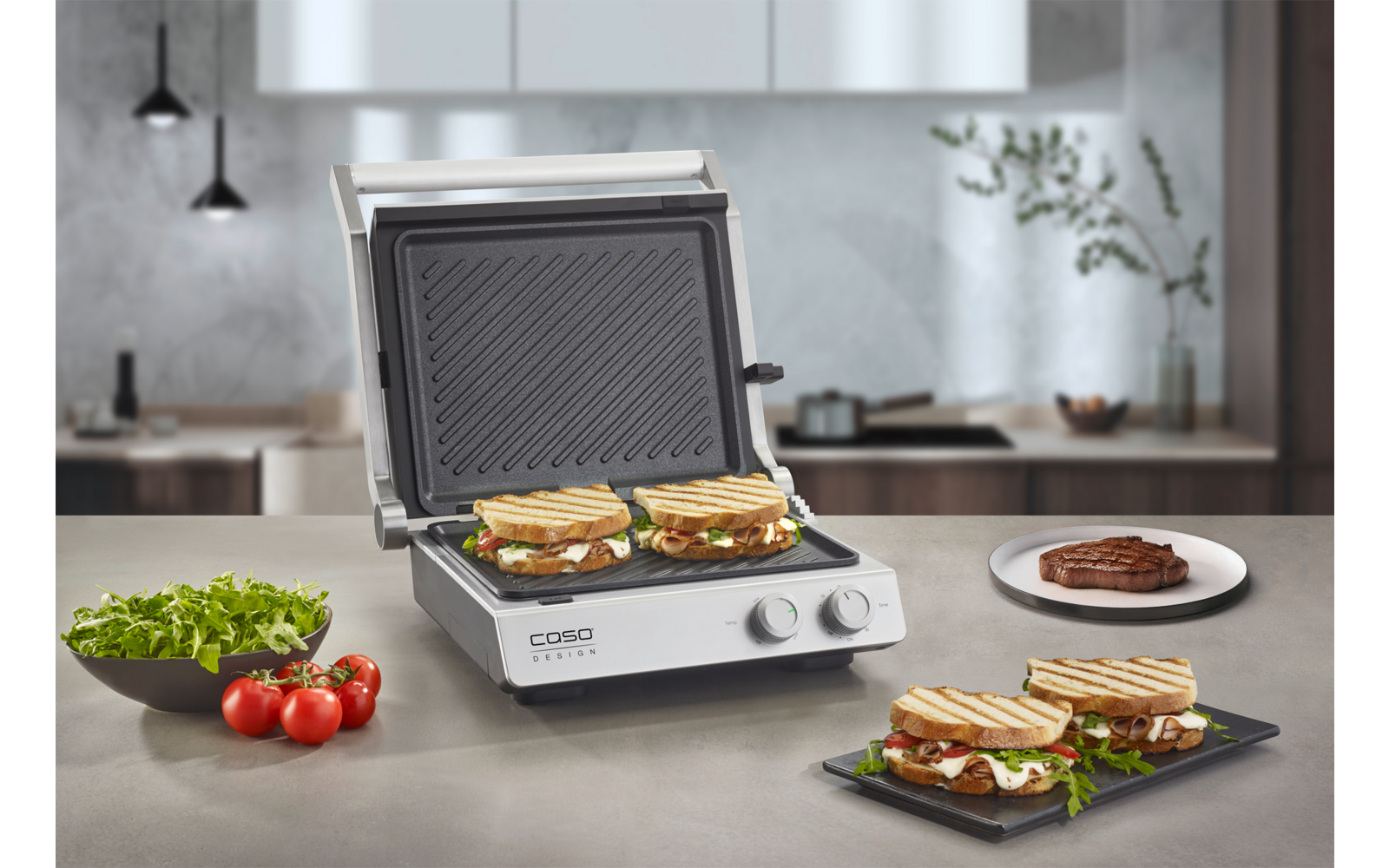 Emballasje for Kontaktgrill SteakChef 2000 W dobbel grillplate