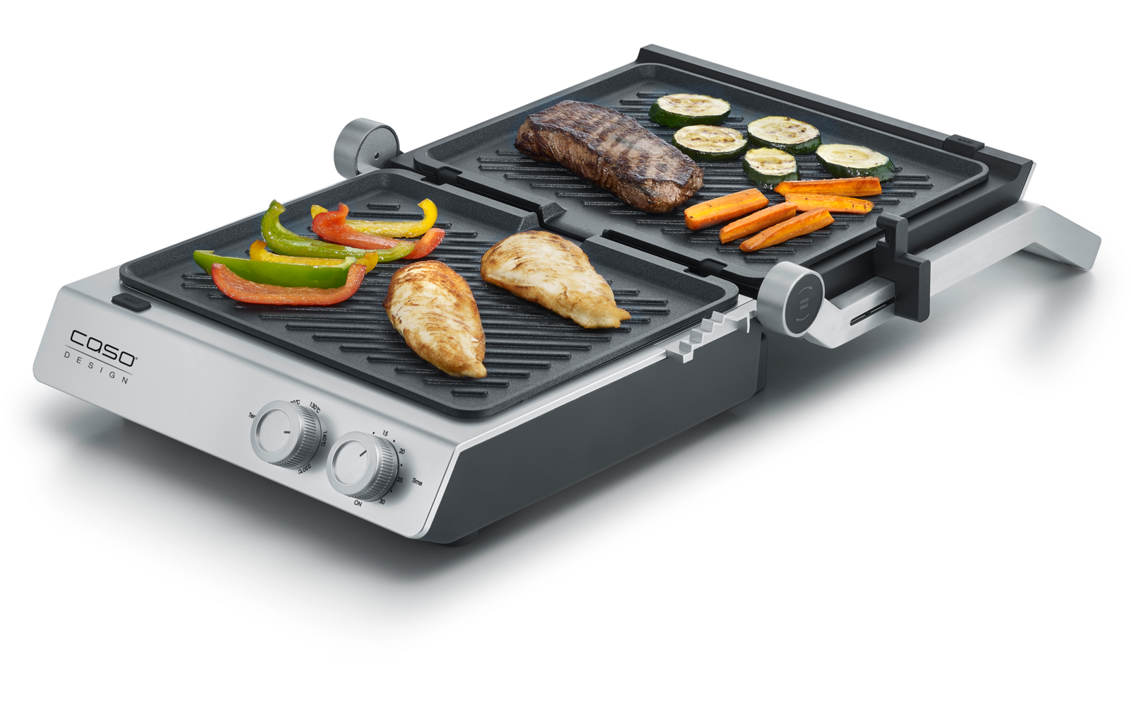 Grillmat på Kontaktgrill SteakChef 2000 W dobbel grillplate