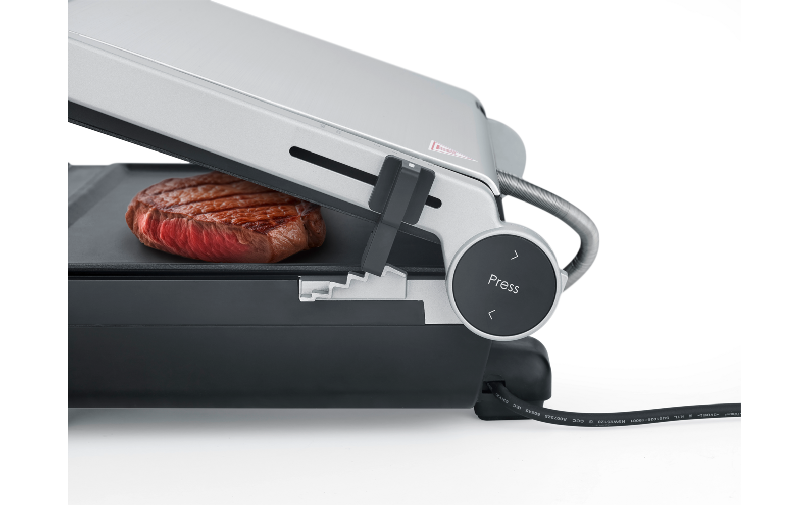 Kontaktgrill SteakMaster Pro 240 °C med kjernetemperaturføler - CASO