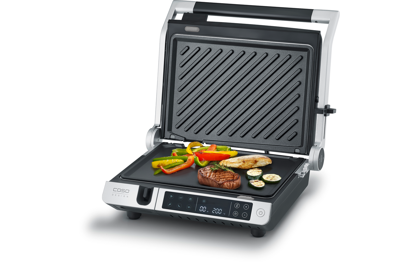 Kontaktgrill SteakMaster Pro 240 °C med kjernetemperaturføler - CASO