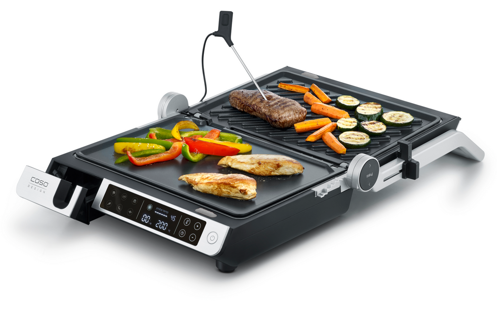 Kontaktgrill SteakMaster Pro 240 °C med kjernetemperaturføler - CASO