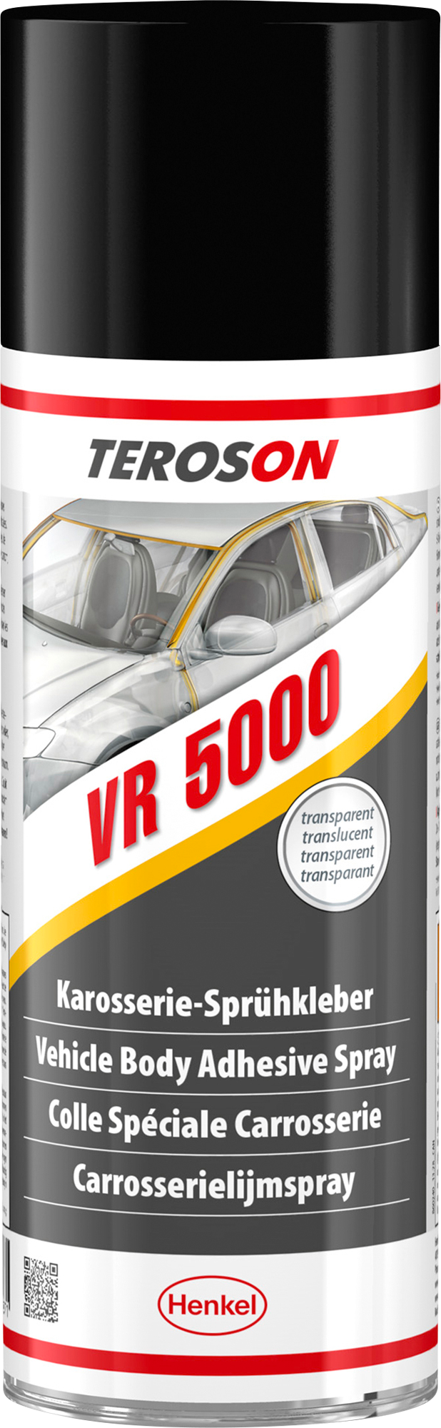 Kontaktlim spray VR 5000 for karosseri og interiør 400 ml - Teroson, forside