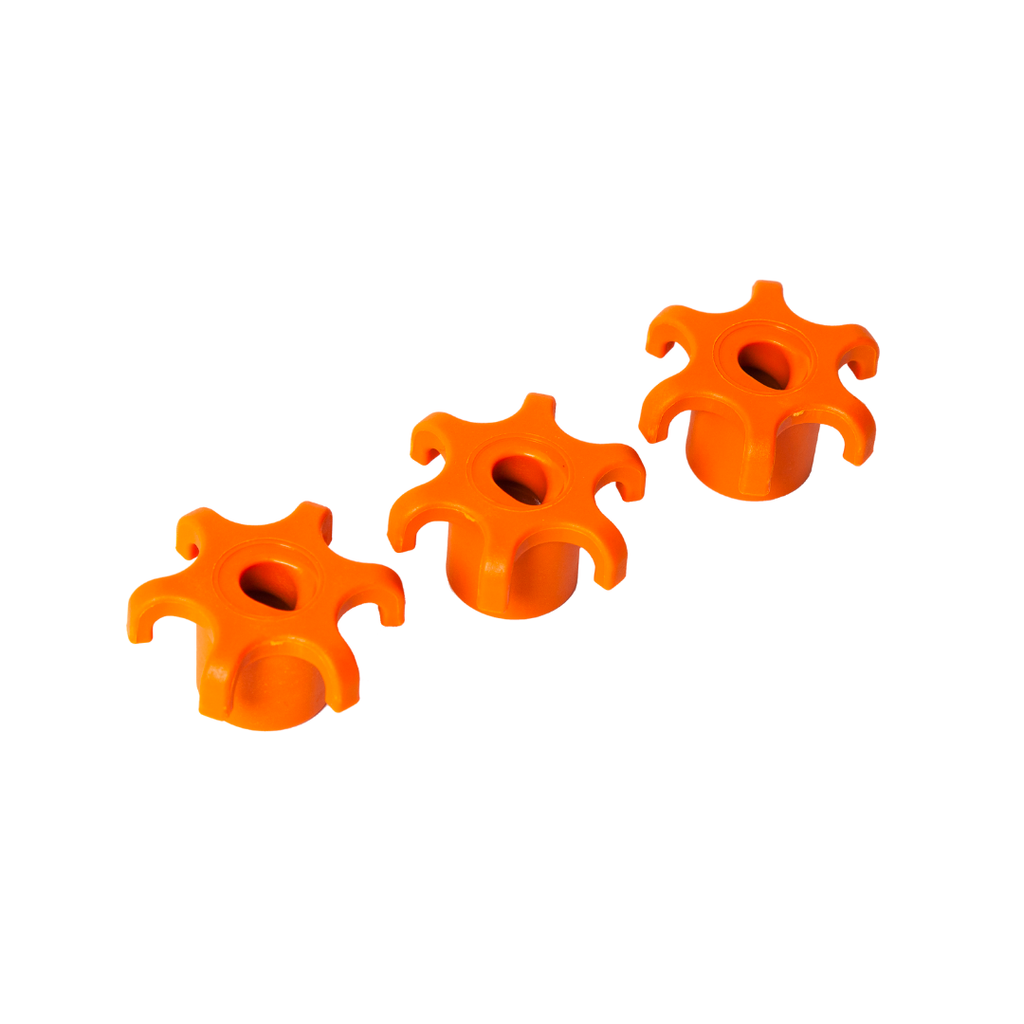 Kontermutter P&S 2.0 for skrueplugger, 3-pack - Peggy Peg forfra