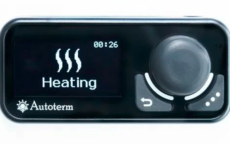 Kontrollpanel Comfort Control for 12V/24V varmeovner - front