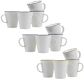 Kopp Linea Line 350 ml melamin 4-pakning - Gimex vist forfra