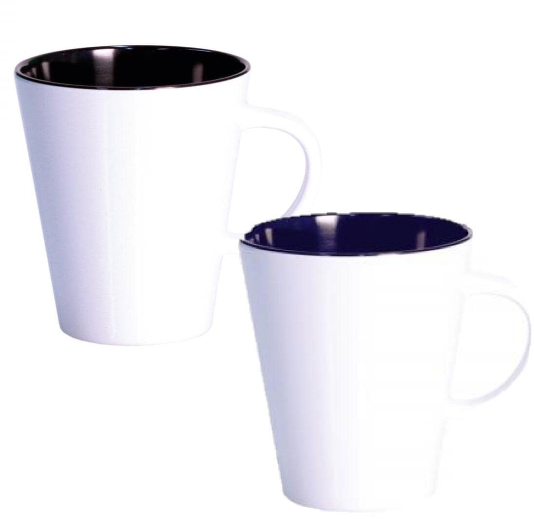 Kopp med hank Linea 300 ml melamin Gimex for campingbruk