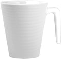 Kopp med hank Spherica melamin 300 ml hvit for campingbruk