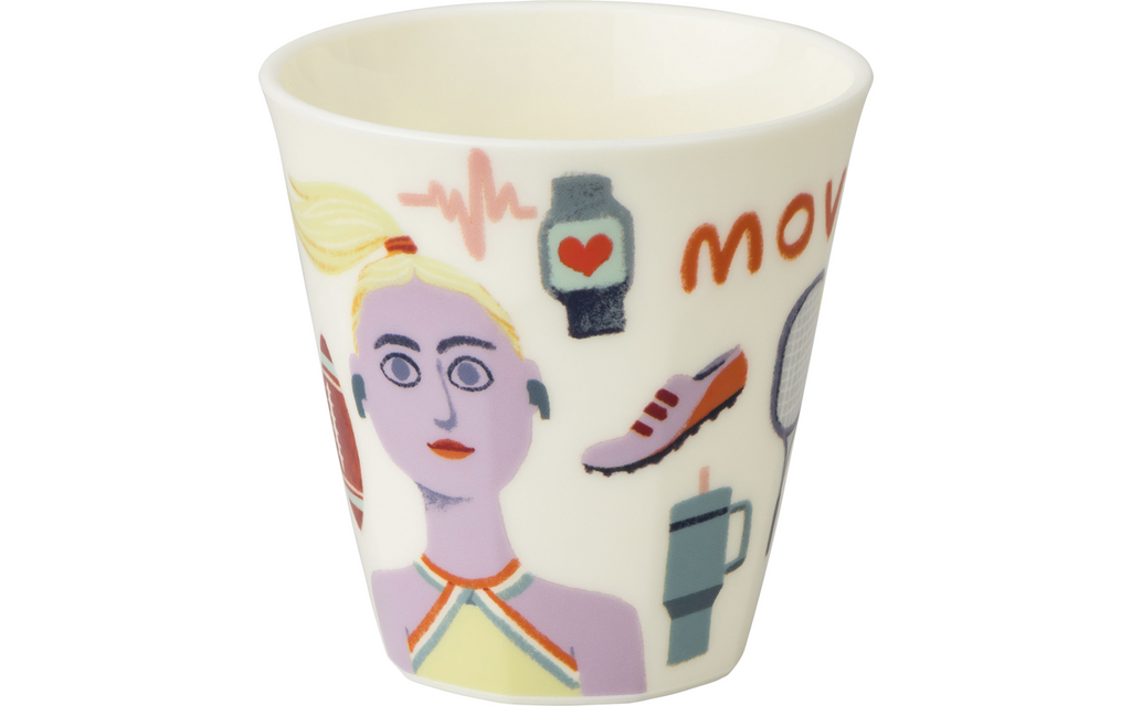 Kopp Nora Cup M Sisters Move 300 ml cream bakside
