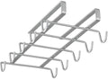 Kopp- og kruseholder med 10 kroker 6x25x6 cm Metaltex forfra