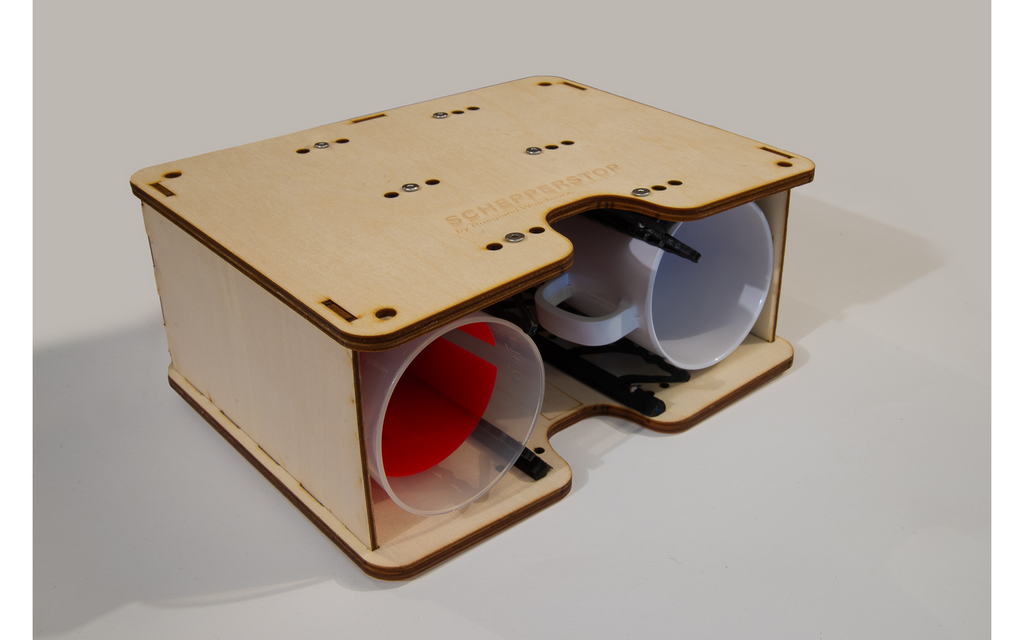 Oversikt over Koppeholder DIY byggesett i bjørk, regular 296x254 mm deler