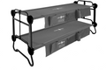 Køyeseng L antrasitt 200 x 70 cm Disc-O-Bed forfra