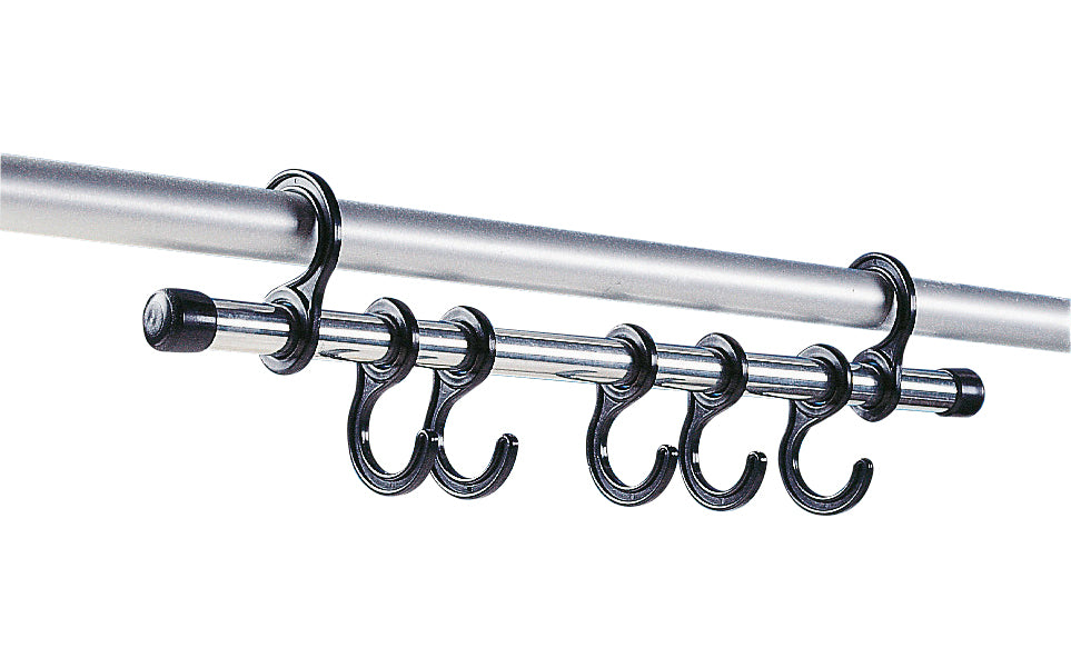 Krokklist aluminium 42 cm med 7 kroker for telt og campingvogn oversikt