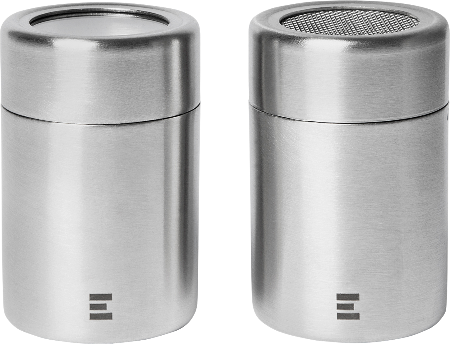 Krydderbokser i rustfritt stål Spice & Shaker for Layzee Box forfra