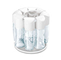 Krydderstativ Spice-8 dreibart med 8 glassbeholdere forfra