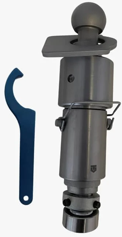 Kuleleddsholder 50 mm for tilhengerfeste HeroCamper forfra