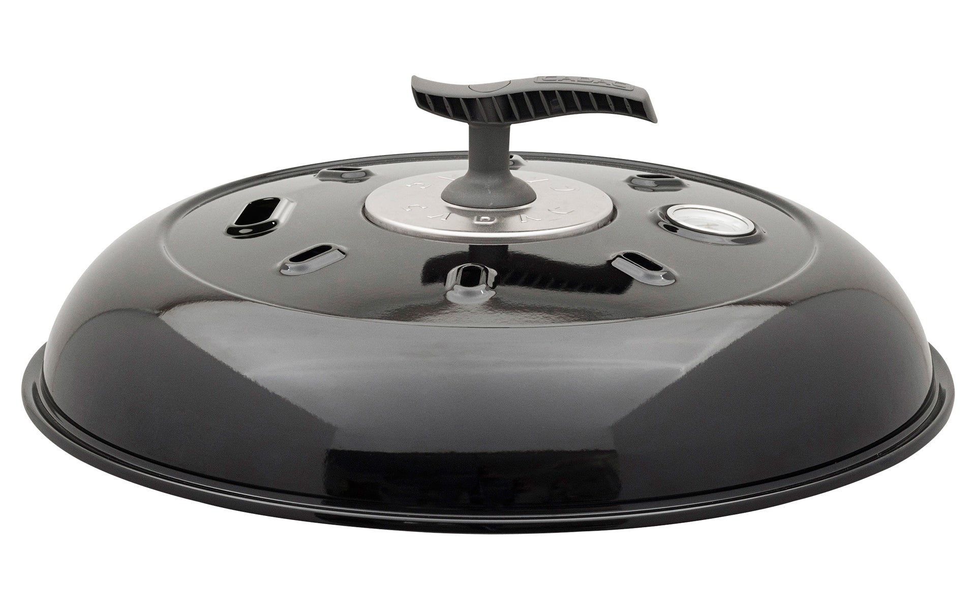 Kulelokk med termometer for Carri Chef 2, 48 cm - Cadac forfra