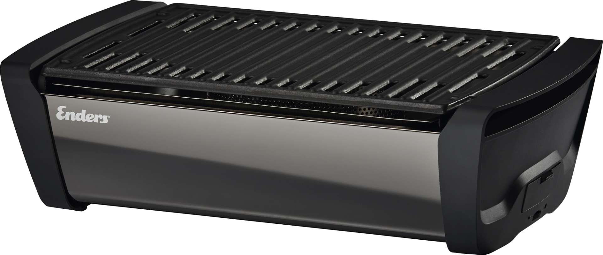 Kullgrill Aurora Mirror bordmodell med E-FAN vifte forfra