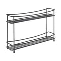 Kumino LAVA krydderhylle 33x8x21 cm rustfritt stål Metaltex