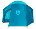 Kuppeltelt Aurora Highrise 4-person 228x254 cm, blå forfra