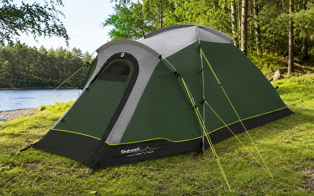 Kuppeltelt Cloud 2 for 2 personer mørkegrønn 3000 mm 4,5 kg - Outwell sett forfra