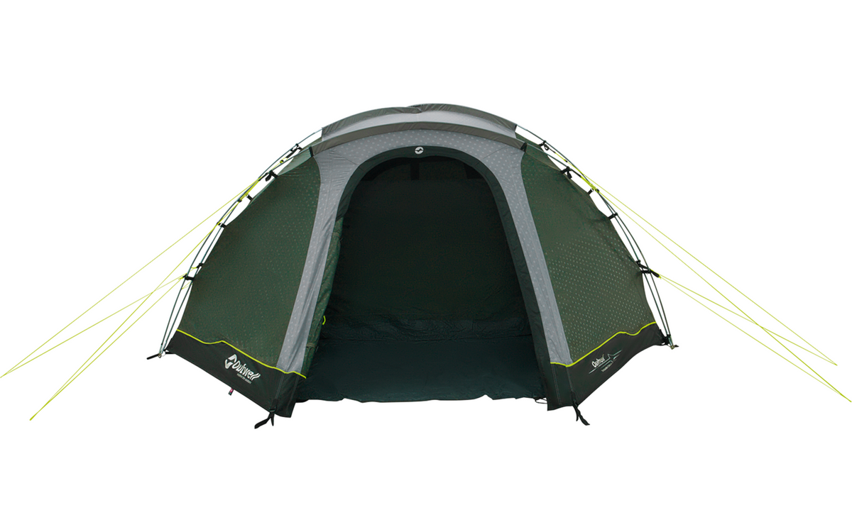 Kuppeltelt Cloud 4 for 4 personer 3000 mm vannsøyle 6,2 kg - Outwell sett bakfra med inngang bak