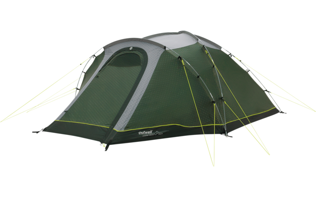 Kuppeltelt Cloud 4 for 4 personer 3000 mm vannsøyle 6,2 kg - Outwell sett fra siden