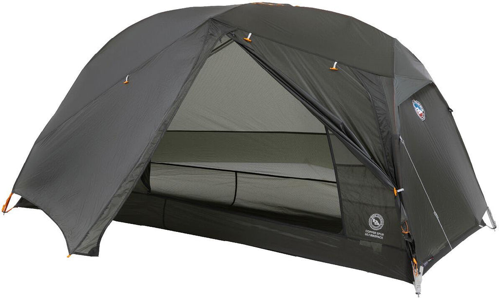 Kuppeltelt Copper Spur UL3 Bikepack 3-person grønn forfra