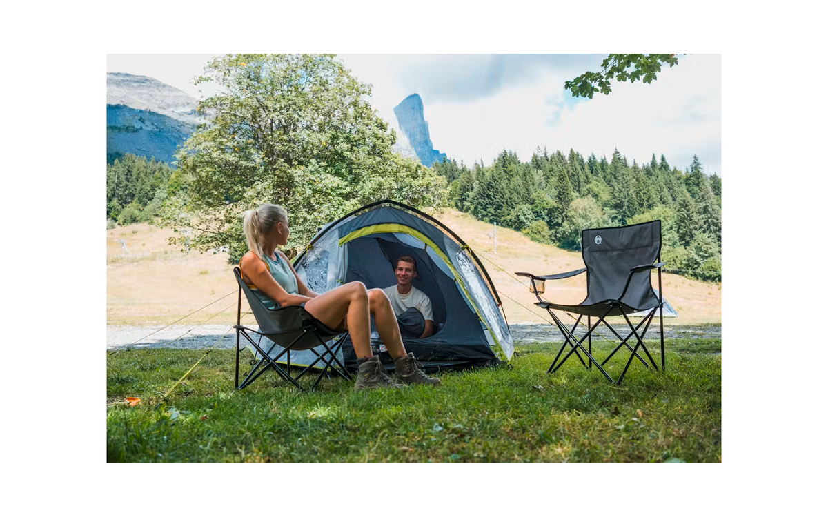 Kuppeltelt Darwin 3 Plus for 3 personer 4,9 kg 3000 mm - Coleman detalj av lagringsplass foran