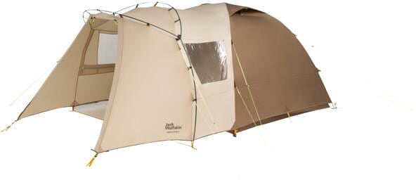 Kuppeltelt Grand Illusion IV 4-pers aluminium beige bakside