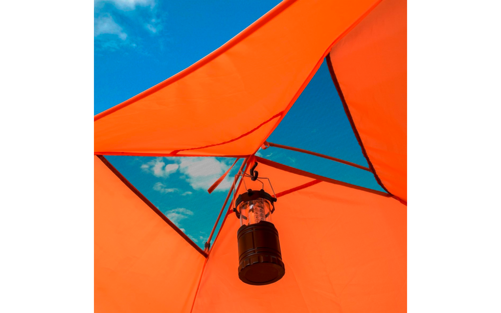 Kuppeltelt Haika for 2 personer polyester 2000 mm vannsøyle - Tambu med åpen inngang