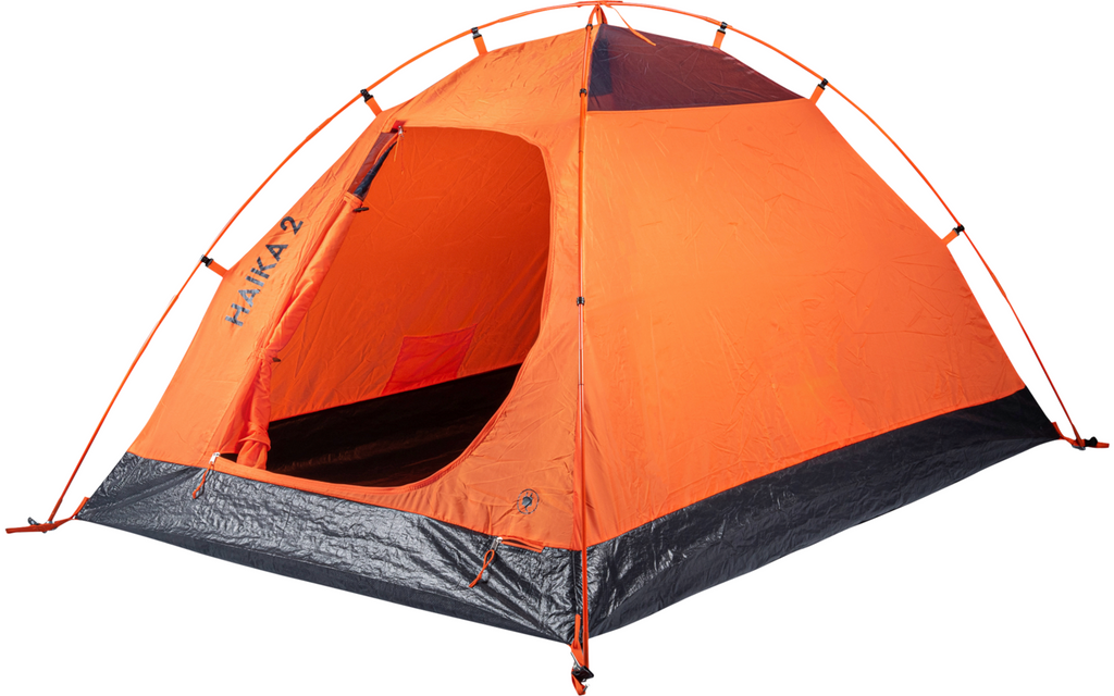 Kuppeltelt Haika for 2 personer polyester 2000 mm vannsøyle - Tambu glassfiberstenger nærbilde