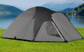 Kuppeltelt Kiwi NZ 4 for 4 personer 320x245x135 cm 4,8 kg i antrasitt sett forfra med inngangen