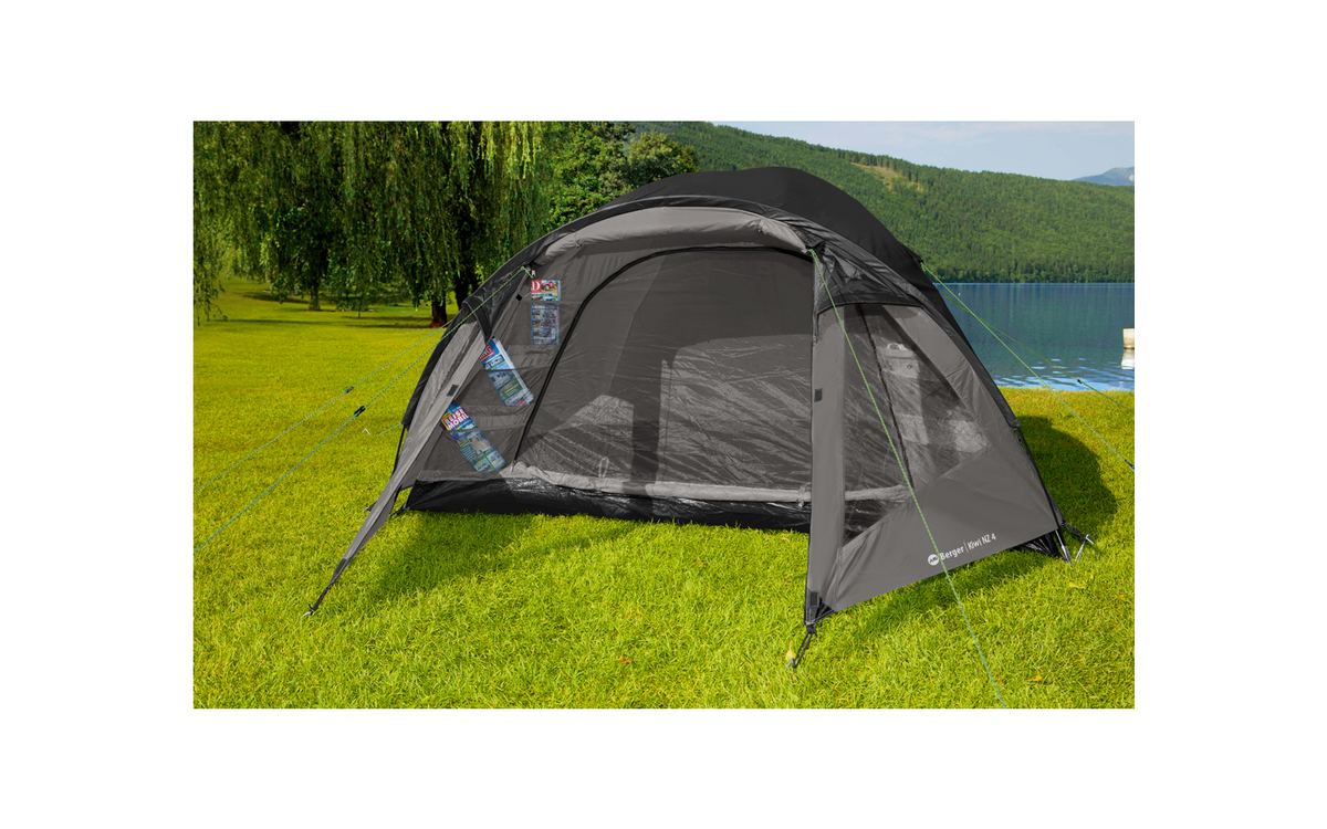Kuppeltelt Kiwi NZ 4 for 4 personer 320x245x135 cm 4,8 kg pakket i pakkposen for transport