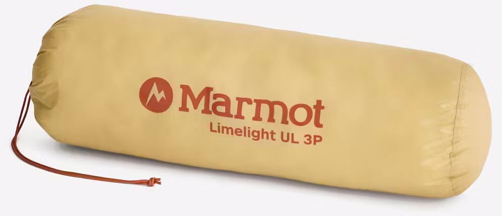Kuppeltelt Limelight UL 3-pers 225x167cm nærbilde av stenger