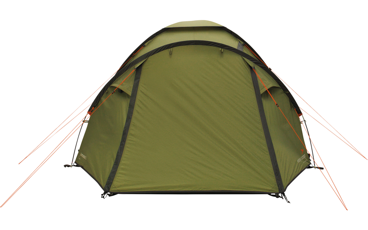 Kuppeltelt Lomsdal 3 for 3 personer 2000 mm vannsøyle - Easy Camp med åpen inngangsdør